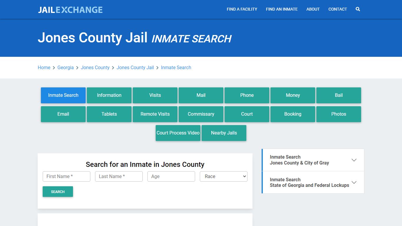 Jones County Jail, GA Inmate Search: Roster & Mugshots